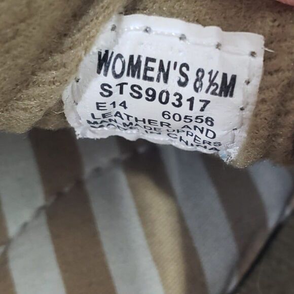 Sperry Woman's Tan Leather Boat Shoes / Topsiders, Size 8.5 M - Picture 3 of 8